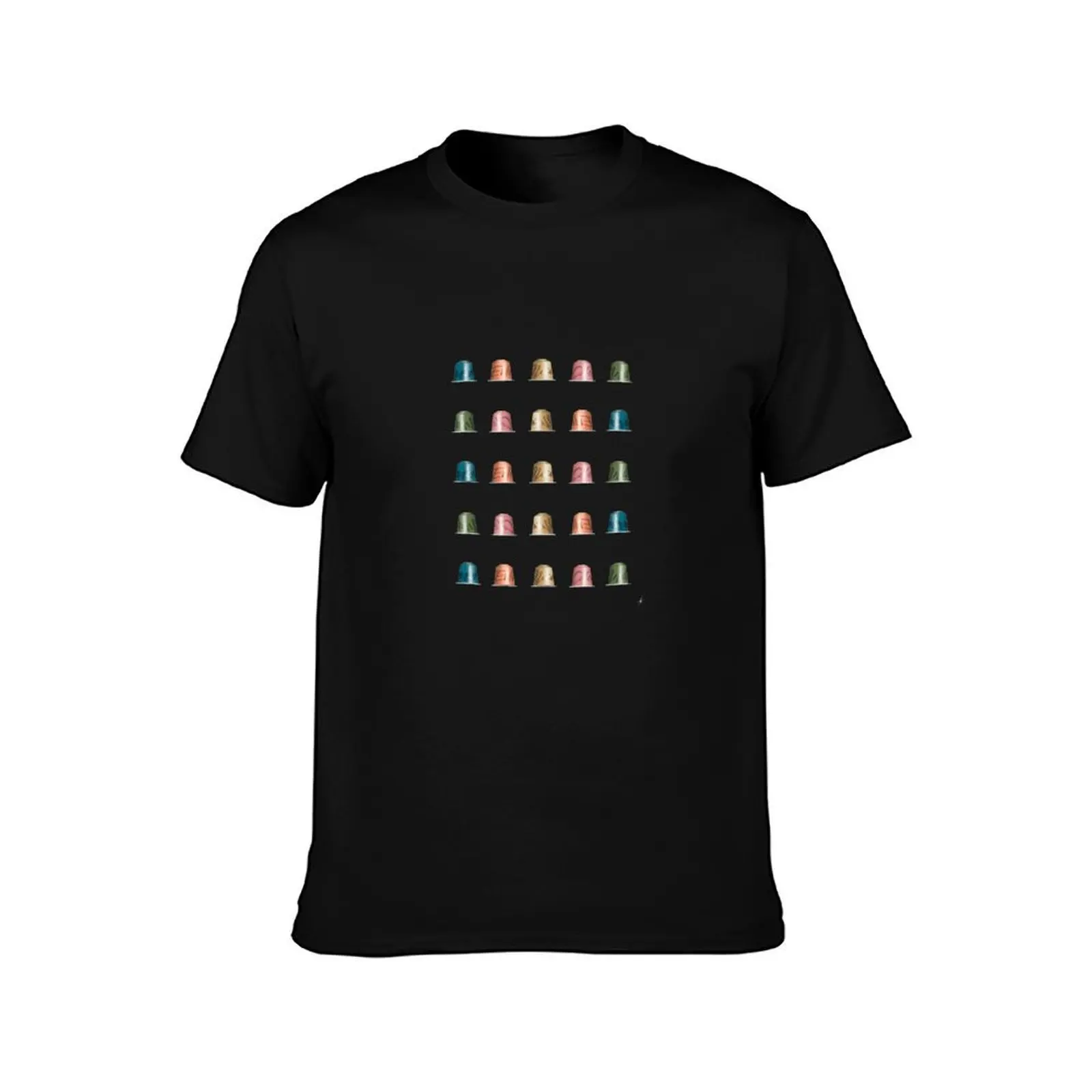 Nespresso coffee capsules T-Shirt Large Size Casual Short Sleeve Top T-Shirt