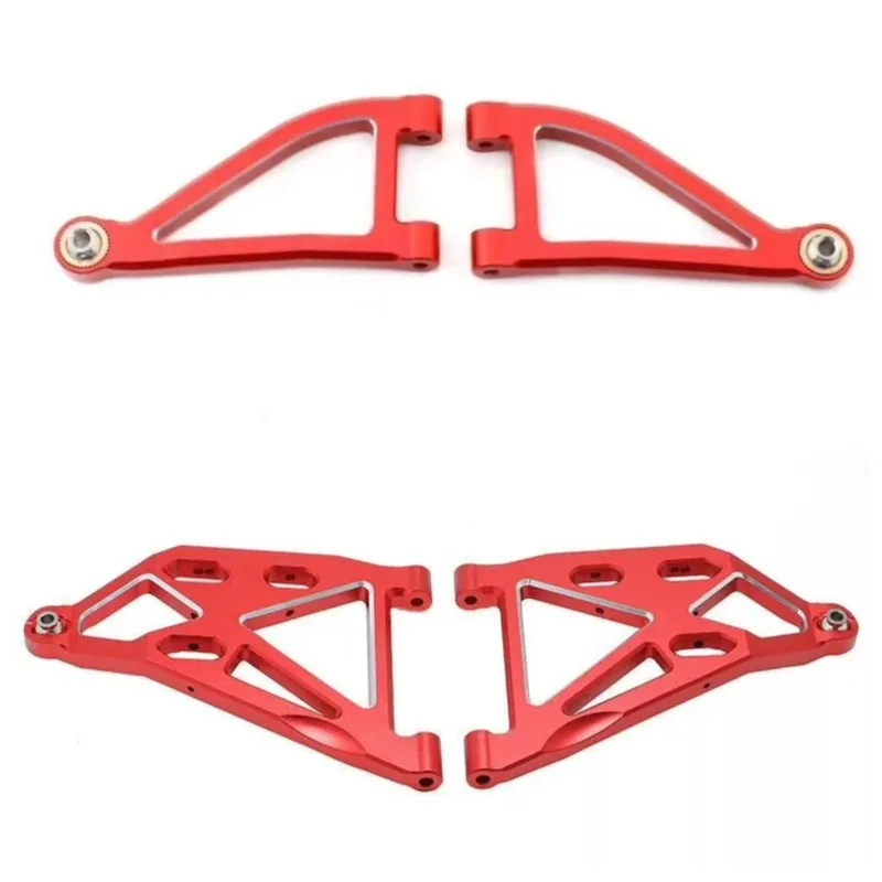 Aluminum Upper & Lower Suspension Arm Metal A-Arms Upgrade Part for YIKONG DF7 YK4072 1/7 Short Course RC Truck Hop-Up