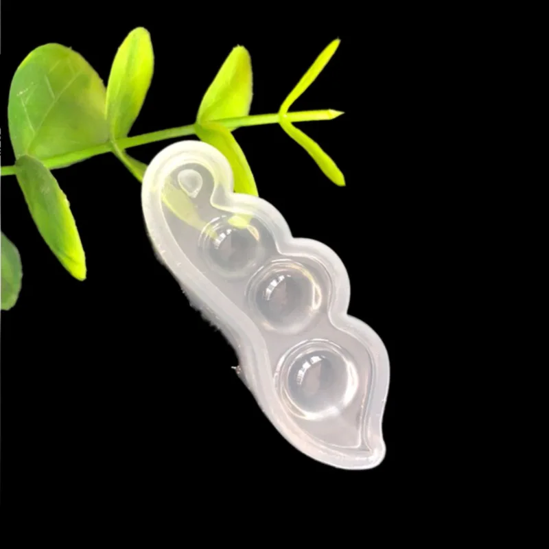 

Зеркальный кристалл, кулон из эпоксидной смолы, силиконовая форма с отверстиями, ювелирные изделия ручной работы, ожерелье с подвеской в виде горошка 16451