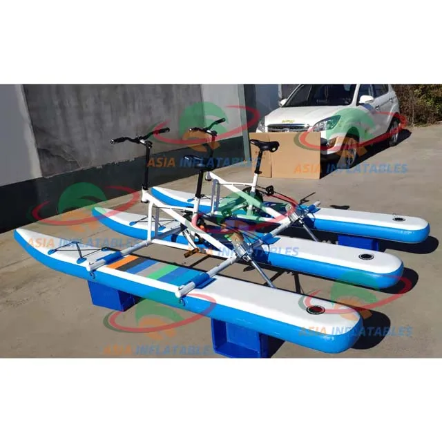 

Lake Play Equipment Drop Stitch 320x130cm Sup Buoy Tube Double Person Inflatable Water Pedal Bicycle Bike