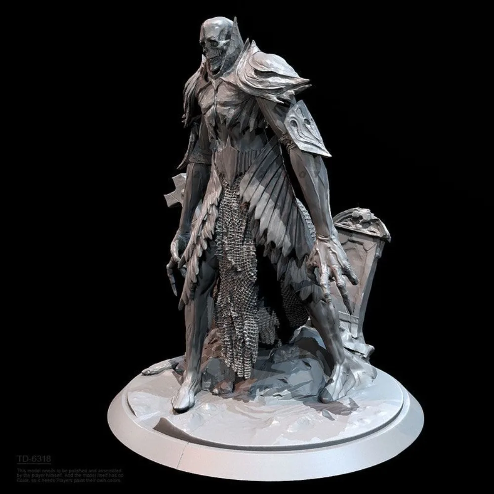 50mm 75mm Soul Knight Resin White Mold 3D Printed DIY Coloring Self-assembly Figurines Miniatures Decoration Crafts