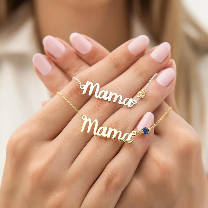 

Personalized Customized Name Bracelet Dainty Birthstone Adjustable Stainless Steel Women's & Baby Jeweley Support Handwriting