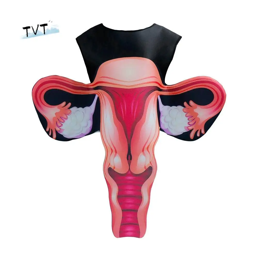 

Creativity Heart Design Cosplay Costume Visceral Organs Print Funny Halloween Kids Costume Comfortable Realistic