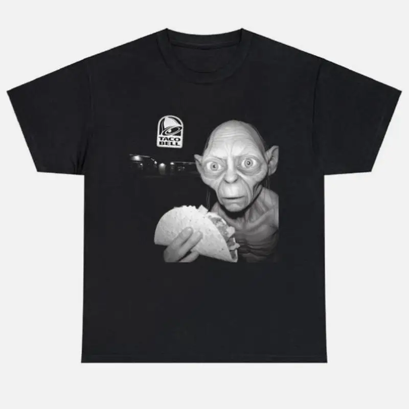 The Lord of the Rings Gollum Taco Bell T-Shirt, Funny Gollum