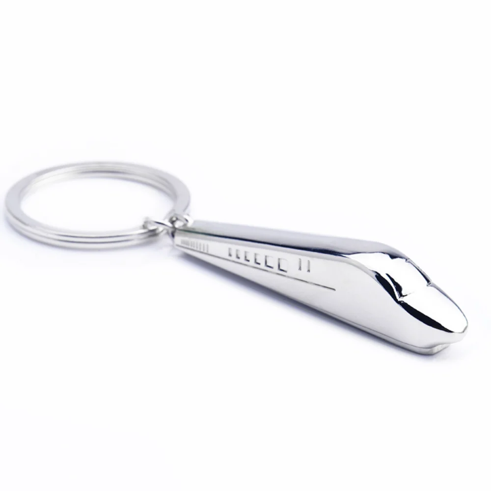 Rennwagen-Schlüsselanhänger aus Metall, kreatives, realistisches Rennwagen- und Hochgeschwindigkeitszug-Modell, Anhänger, personalisiertes Geschenk für Männer und Frauen – Detail 6