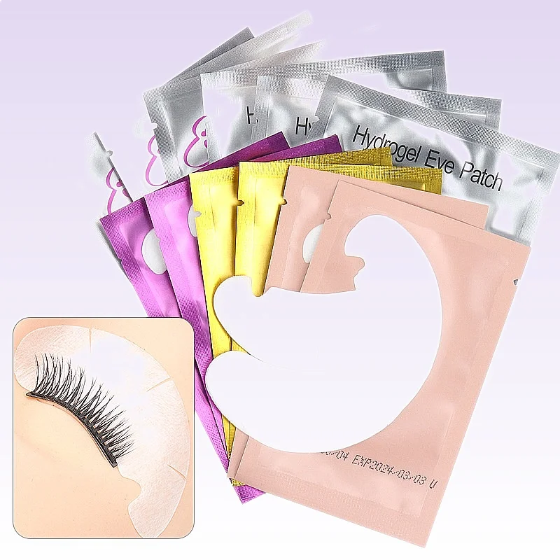 Wholesale 50 Pairs Grafted Eyelash Eye Stickers U-Shaped Isolation Gasket Lash Tool