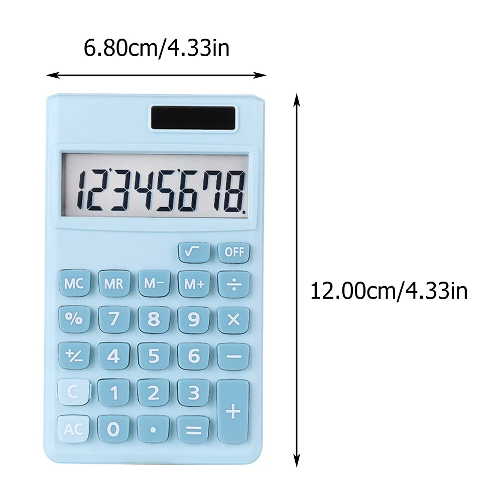 Portable Mini Calculator for Students and Office Premium Build Compact Size Easy to Store Reliable Electronic Functionality Gift