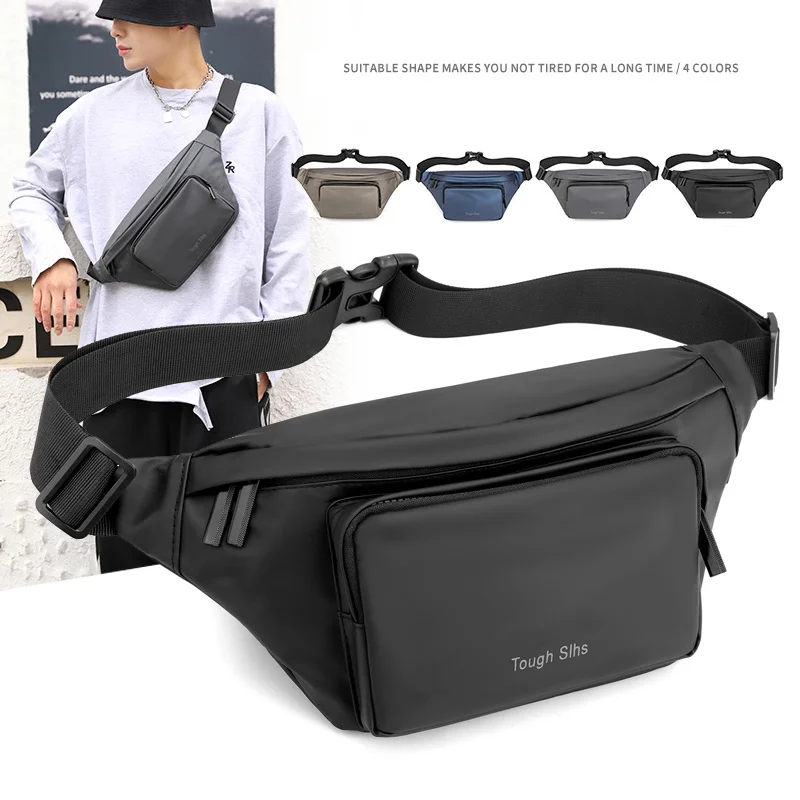 Fashion Waist Bags For Men 2024 Multifunctional Chest Bag Fanny Pack Male Brand Design Nylon Cross Body Wasit Packs Unisex Purse