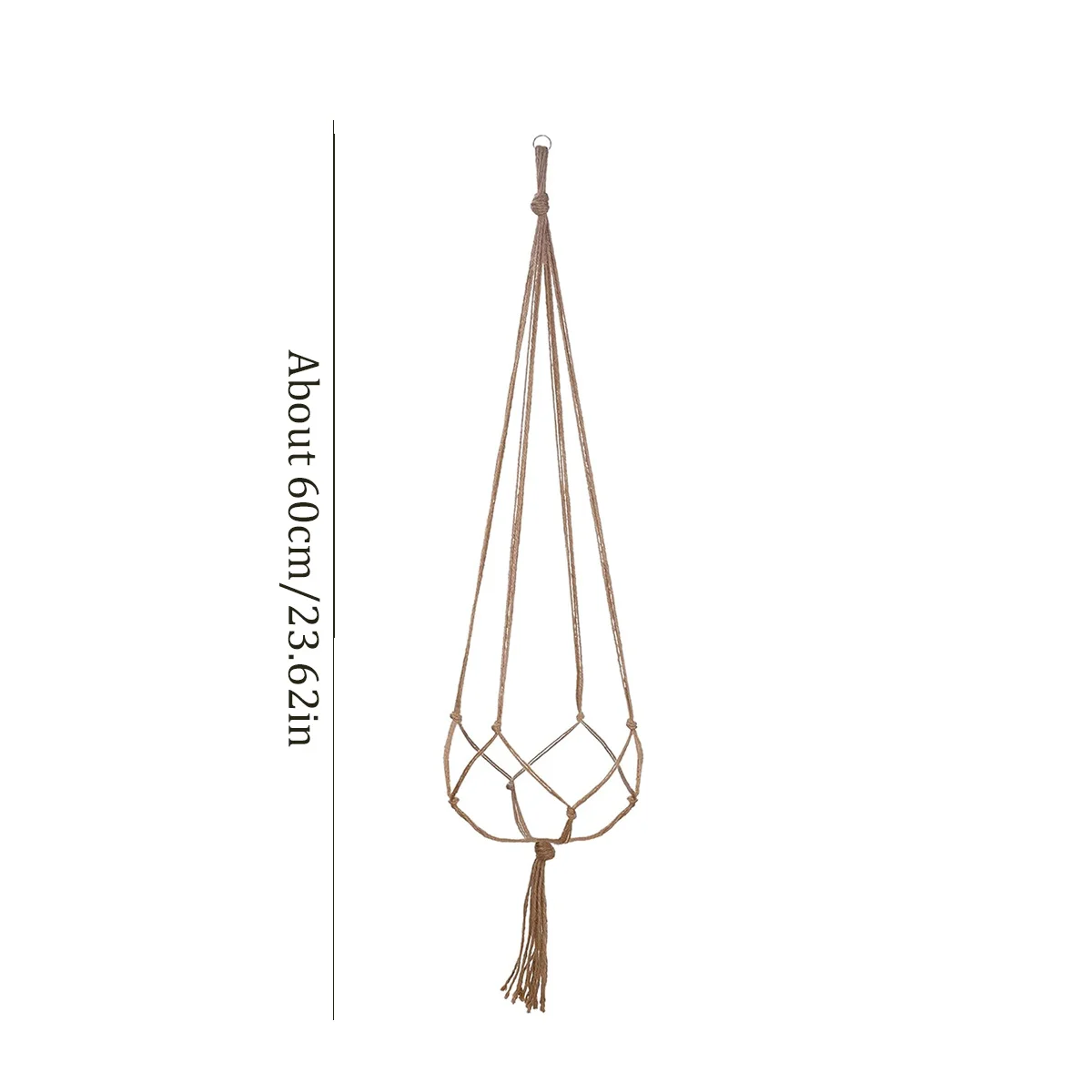 4pcs Practical Convenient Garden Plant Pot Hanging Net Bag With Breathable Root Protection For Plant Hanging Pots Balcony And Co