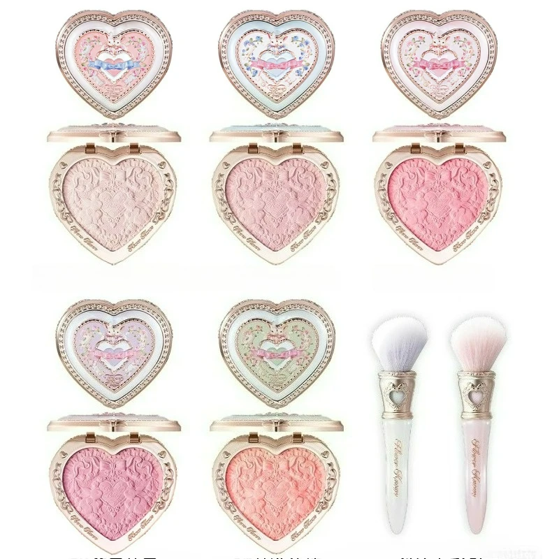Flower Know Bunny Garden Collection Silk Relief Blush Natural Atmosphere Long-lasting Cheek Facial Makeup