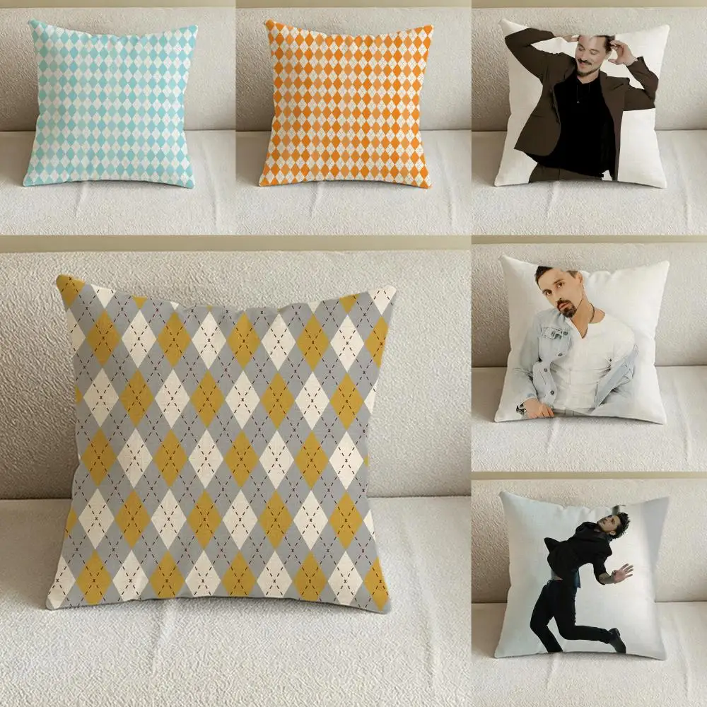Artist M-Mariano D-Di V-Vaio Cushion Cover Natural Linen Pillowcase Set, All-in-One Decor for Sofa, Bedroom & Chair