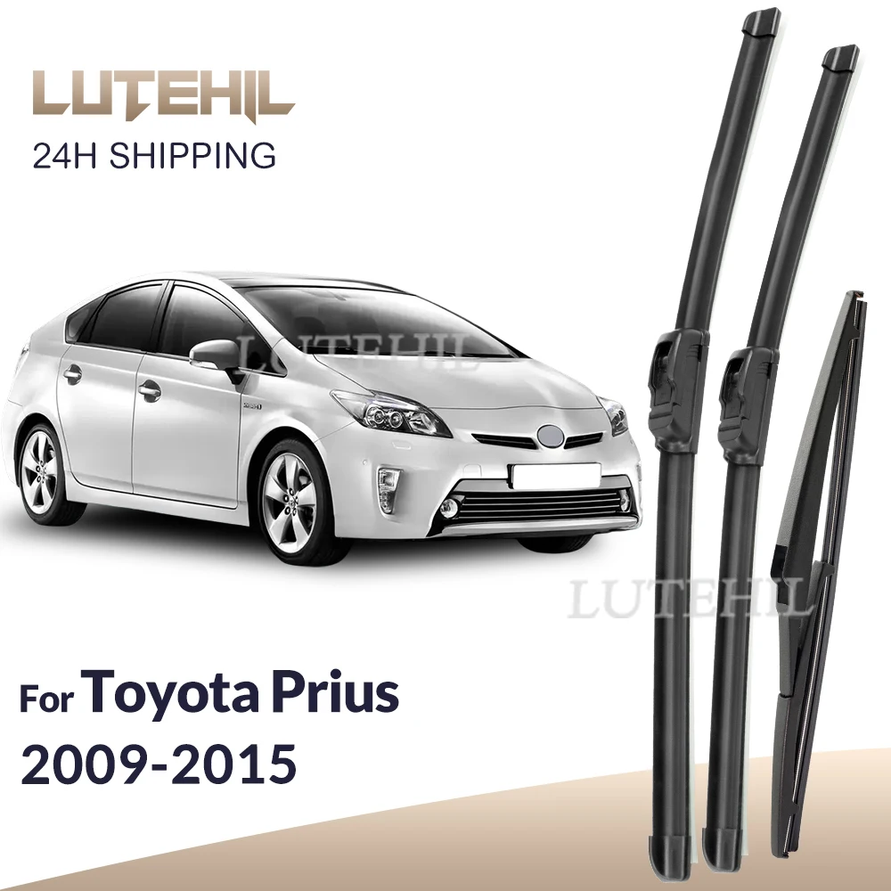 

For Toyota Prius 2009-2015 2010 2011 2012 2013 2014 Wiper Front & Rear Wiper Blades Windshield Windscreen Window 26"+16"+16"