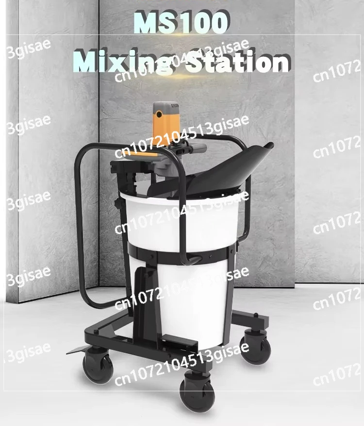 Self-leveling Mobile Concrete Mixing Station100L Concrete Mixing Station