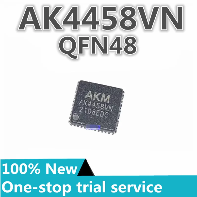 2-50PCS %New stock AK4458VN AK4458VN-L QFN48 8-channel /115db/ audio DAC chip
