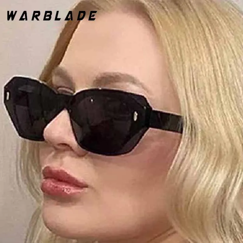 

Punk Rivets Decorate Small Irregular Square Women Sunglasses Luxury Brand Design Cool Men Sunglass Travel Driving Eyewear UV400