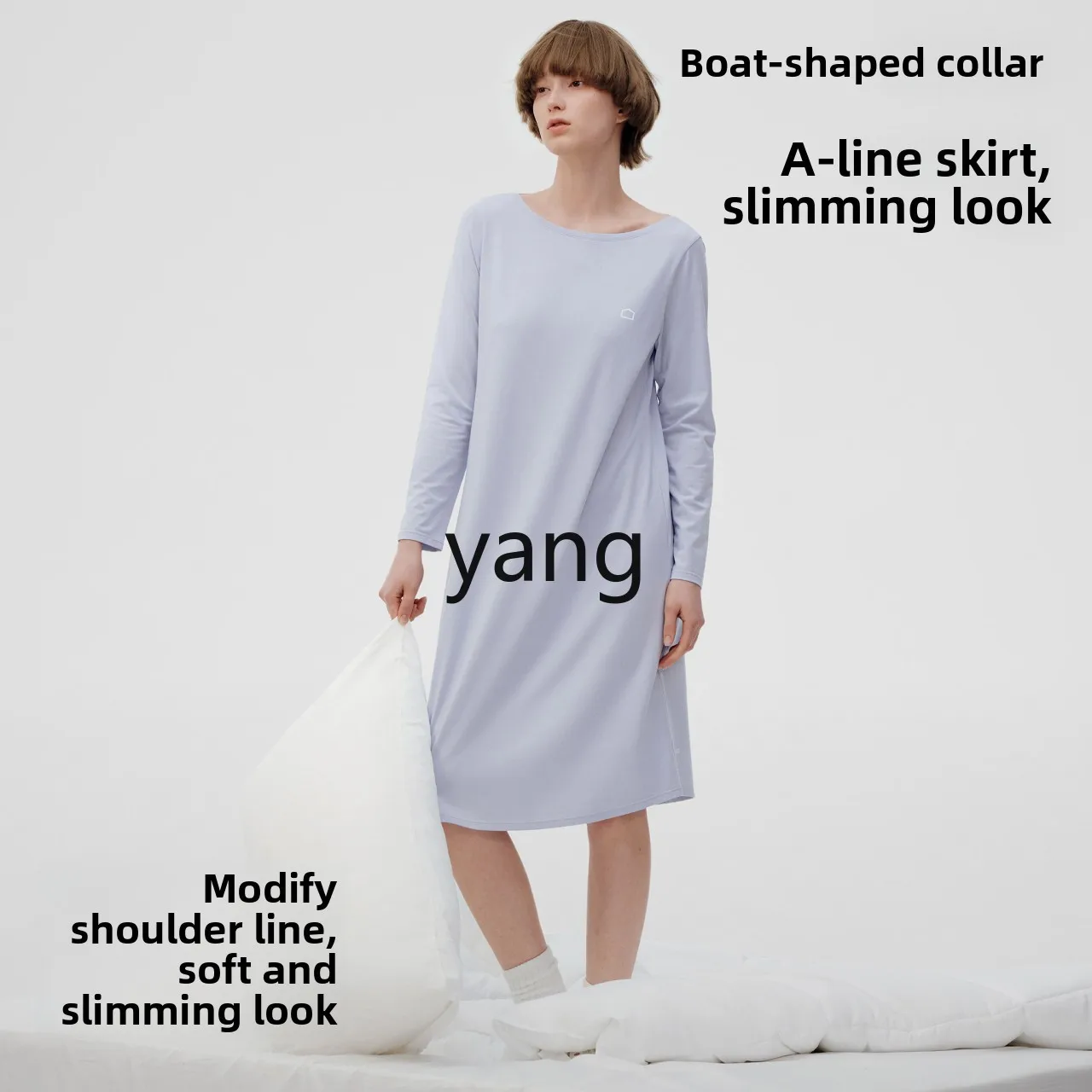 CX nightdress Modal women's summer ice silk pajama dress