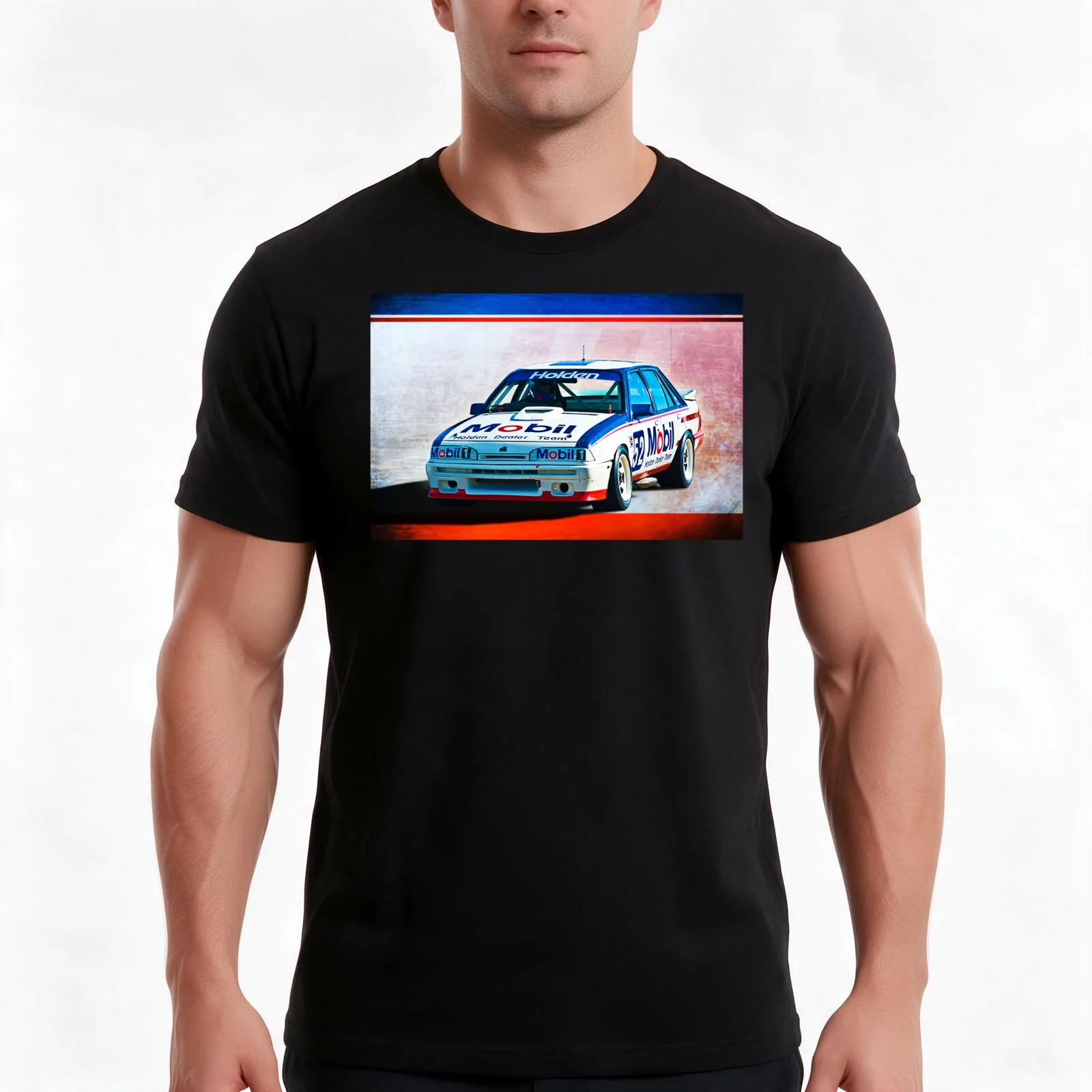 1987 VL Commodore SS Group A T-Shirt, Summer Casual Cotton Tee, Oversized Streetwear Tops, Vintage Graphic Print, 100% Cotton