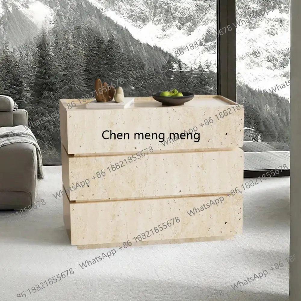 Premium Vintage Green Jade Stone Dresser - Handcrafted Luxury Marble Slate 3/4/5-Drawer Storage Cabinet Custom Retro