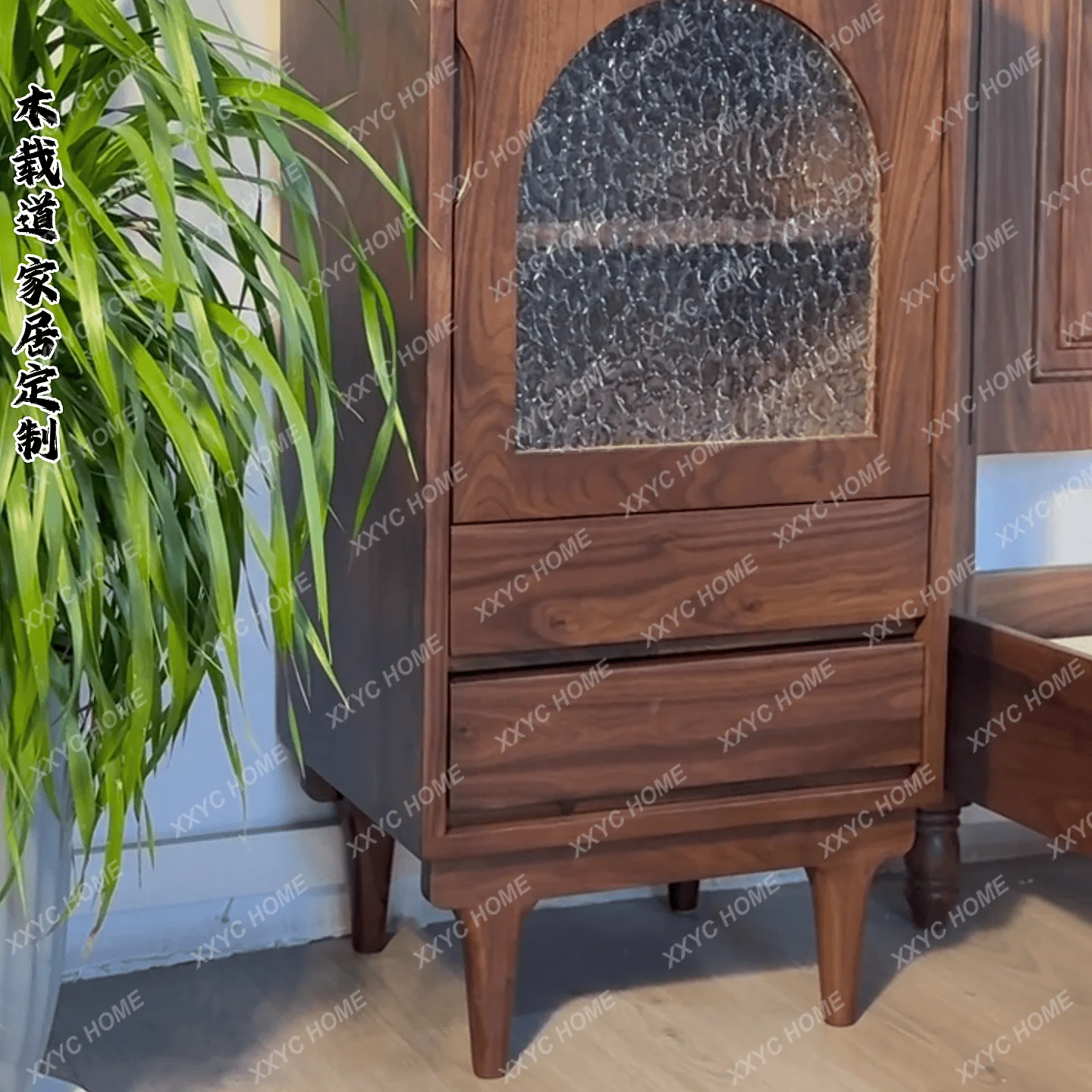 LLTV cabinet solid wood living room small apartment minimalist stroke living room