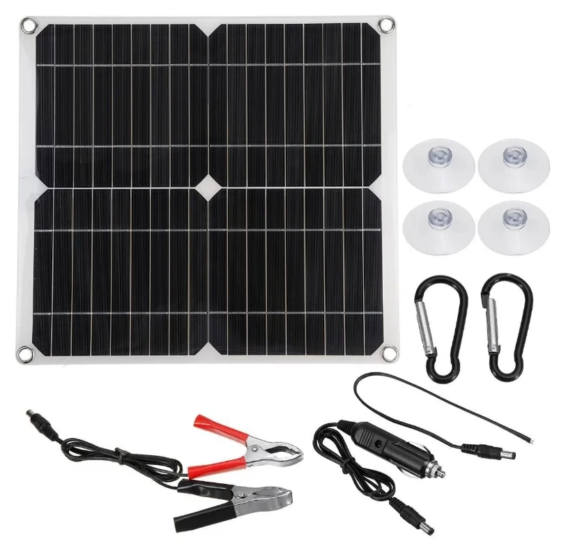 500W New Solar Panel Factory Direct Sales Portable Photovoltaic Power Generation  Mobile  Charger   Supply 5V12V