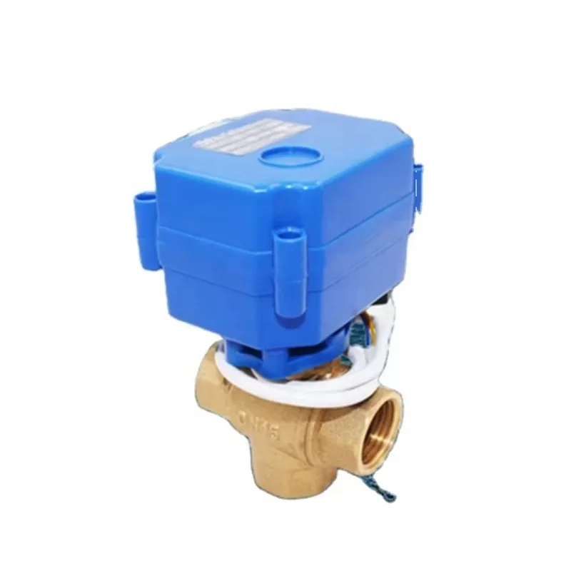 

3 Way Electric Actuator Brass Ball Valve for Irrigation Equipment,solar Water Heaters, Washing Machines,industrial Humidifier.