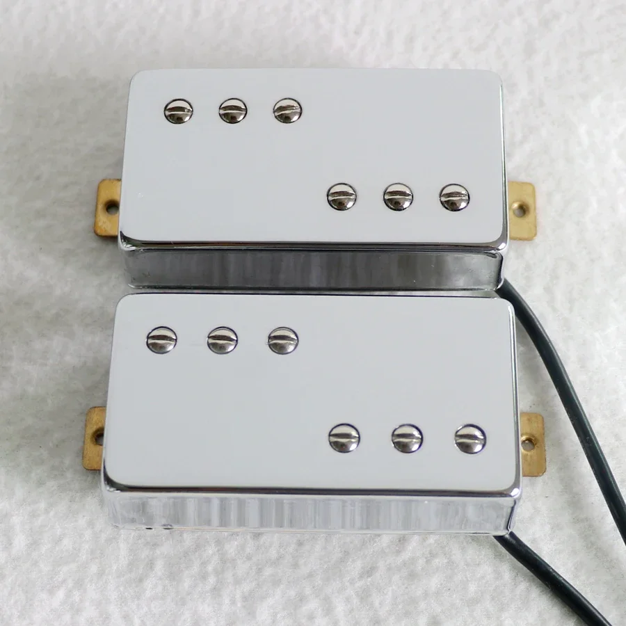 Donlis Chrome Brass Cover Ceramic Magnet LP Guitar Pickups For SG PRS 6 String Electricguitars