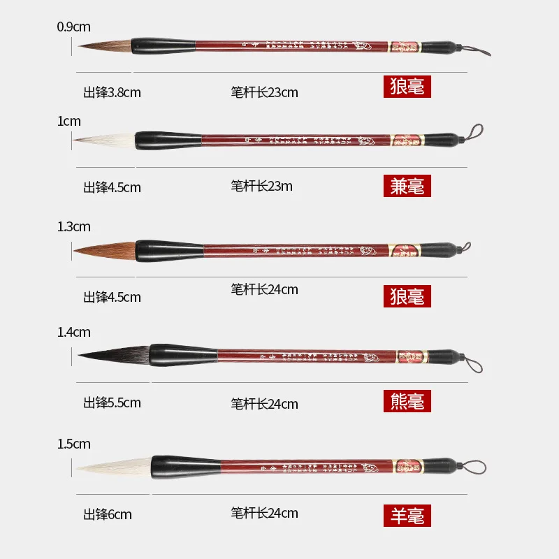 Writing Brush Set Beginners Calligraphy Practice Gift Four Treasure Wen Fang Si Bao