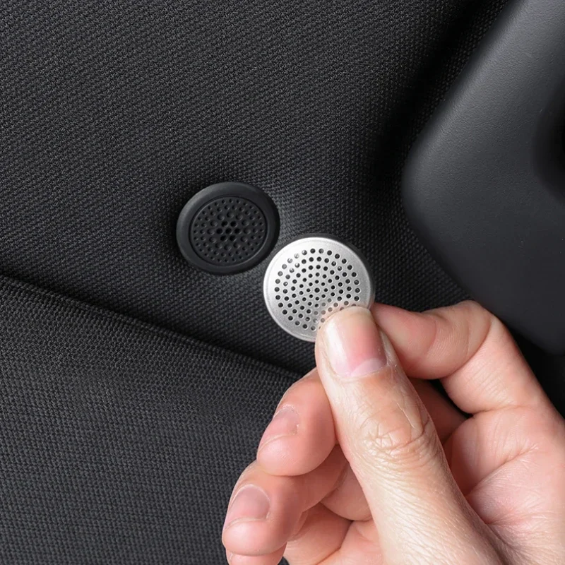 6 pçs para líder ideal lixiang l7 l8 l9 2022 2023 teto do carro microfone alto-falante capa de proteção interior acessórios automóveis