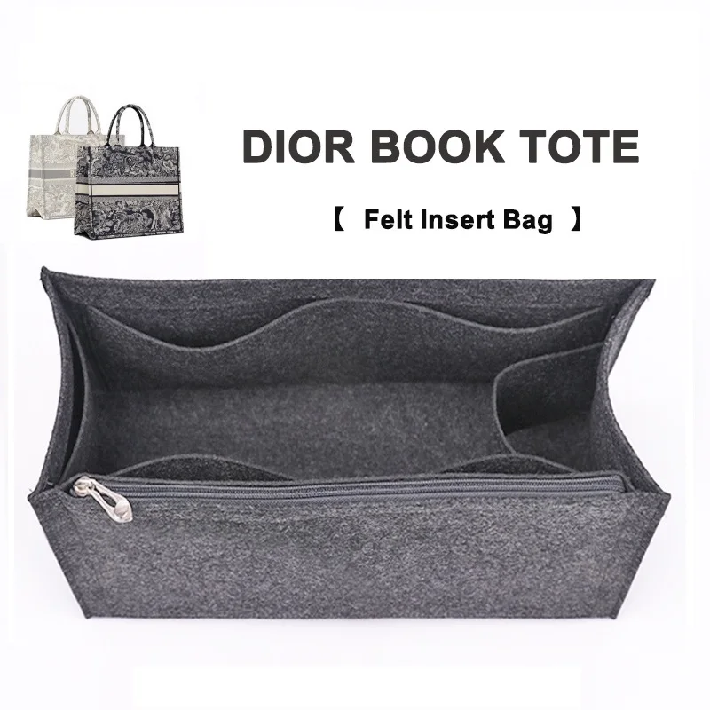 Fits For Book Tote Felt Insert Bag Organizer Women Handbag Makeup Cosmetic Bags Travel Inner Purse  Storage Bag