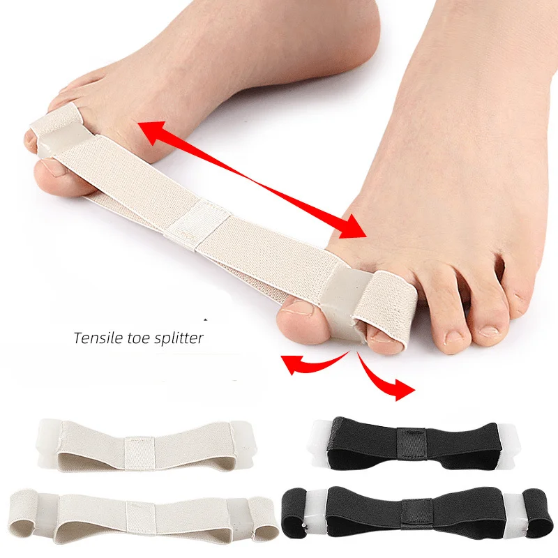 1Pcs Hallux Valgus Corrector Big Toe Stretcher Separator Bunion Pain Relief Belt Recovery Training Exerciser Strap Toe Separator