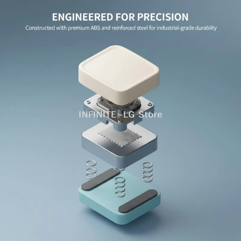 SUCHENPH New Stamp Shape Craft Punch Embossing Machine Round Hole Punch Toothed Puncher Embosser