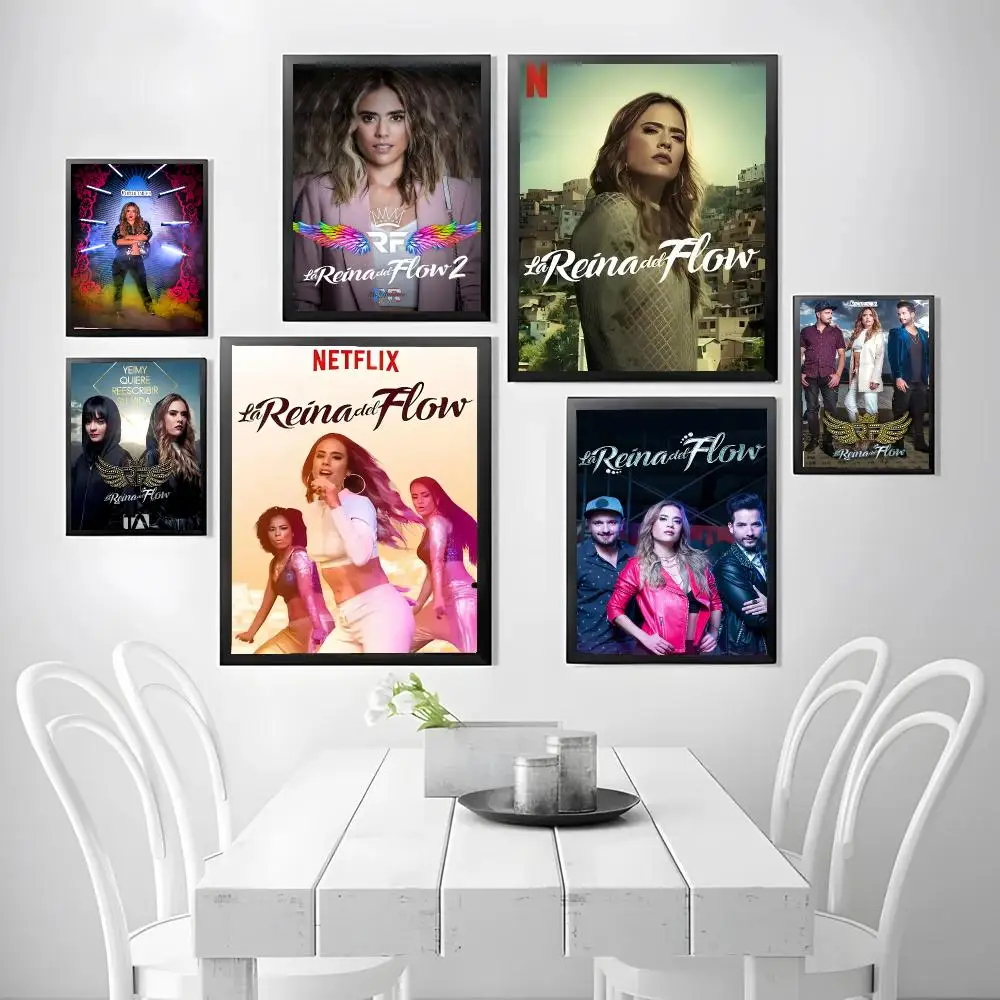 The Queen of Flow TV Poster Stickers, suitable for game rooms, bedrooms, corridors, home wall art decor, gifts