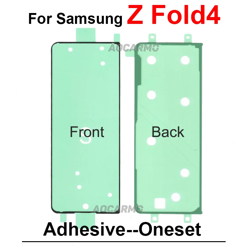 Back Cover Adhesive For Samsung Galaxy Z Fold 4 Fold4 F936 LCD Front Sticker Fullset Tape Glue