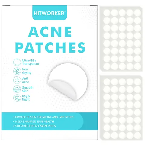 40/400 Pieces Hydrocolloid Acne Patches per Box Alcohol-Free Gentle Non-Irritating Blemish Covering Sticker for Pimples
