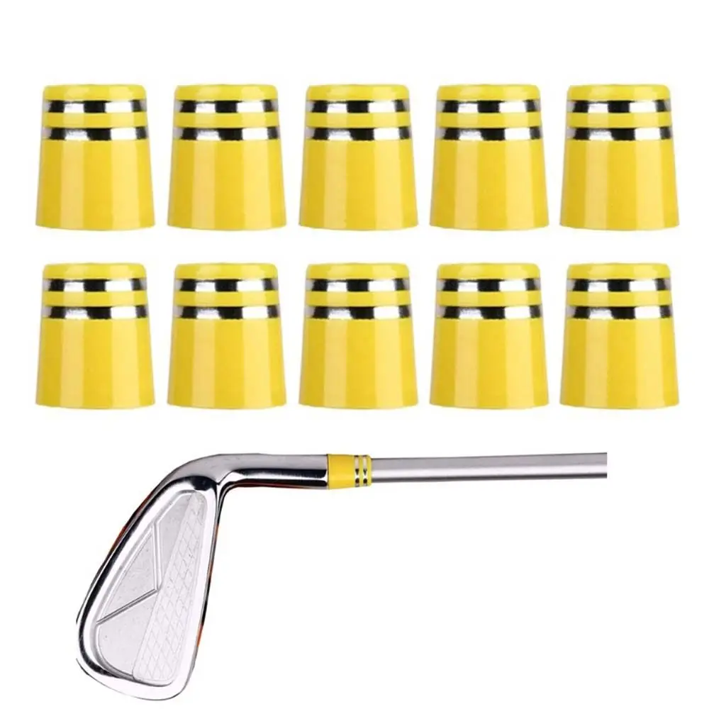 Golf Shaft Sleeve Double Silver Ring Golf Tapered Ferrule Golf iron Rubber Sleeve Golf Ferrules Replacement Golf Ferrules
