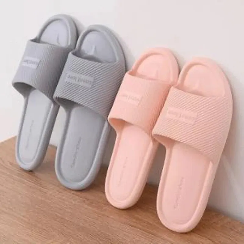 Women Slippers Couple EVA Home Flip Flops Men\'s Fashion Ladies Casual Beach Sandals Lightweight Flat Non-Slip Floor Sandals