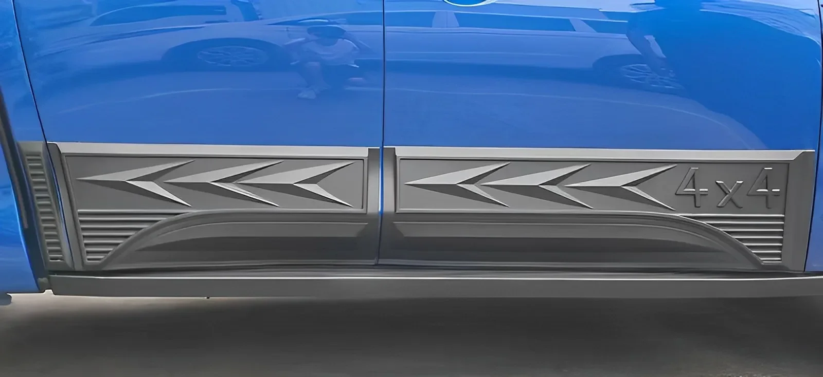 Door Cladding Side Body Moulding Trim Molding Trims Strip Protector Guard Bonnet Scoops Cover For Great Wall Poer Cannon