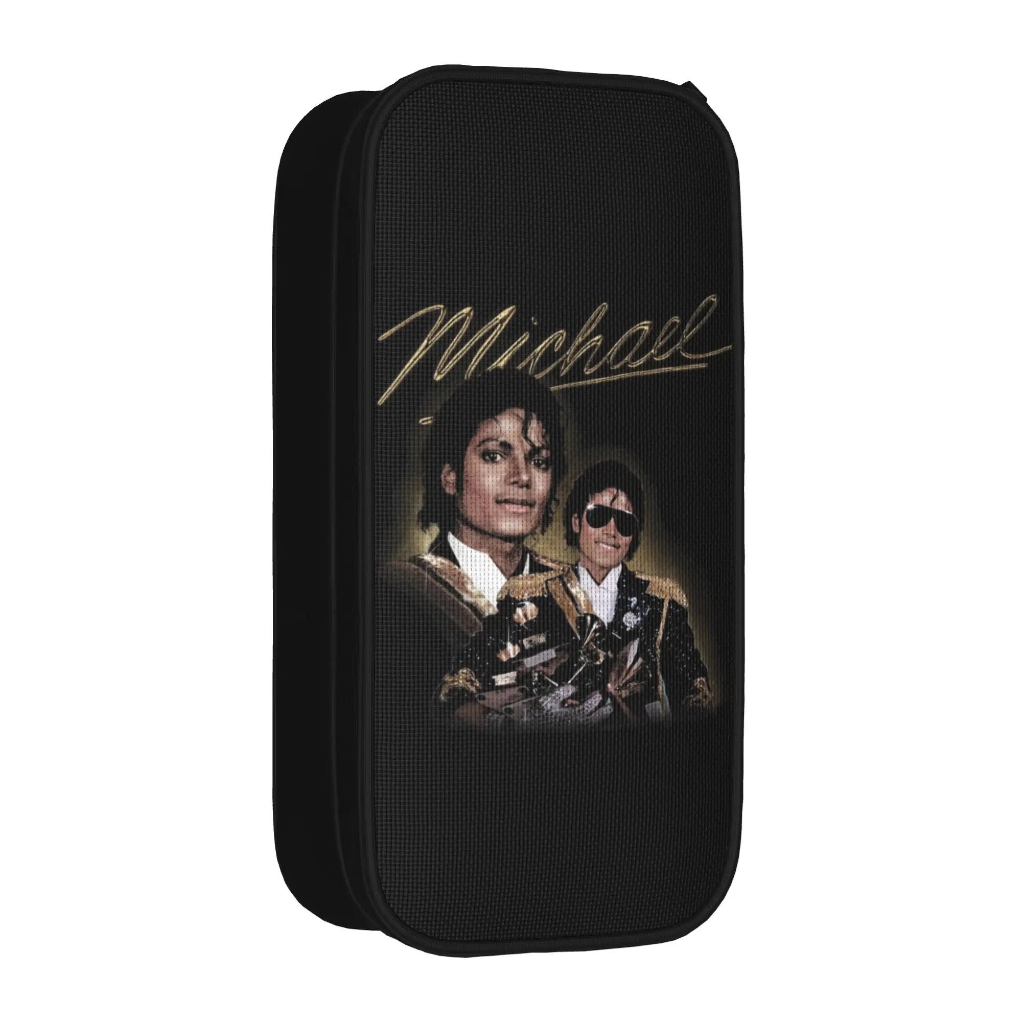 Estojos de lápis Michaels Jacksons Grammy, porta-canetas para estudantes, bolsas de grande capacidade, material escolar, presentes, artigos de papelaria