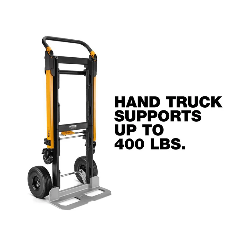 Warehouse Handling Cart, Outdoor Hand Cart 2-in-1, Multifunctional Portable Stacking Box Cart with Wheels, Equipped (Customized)