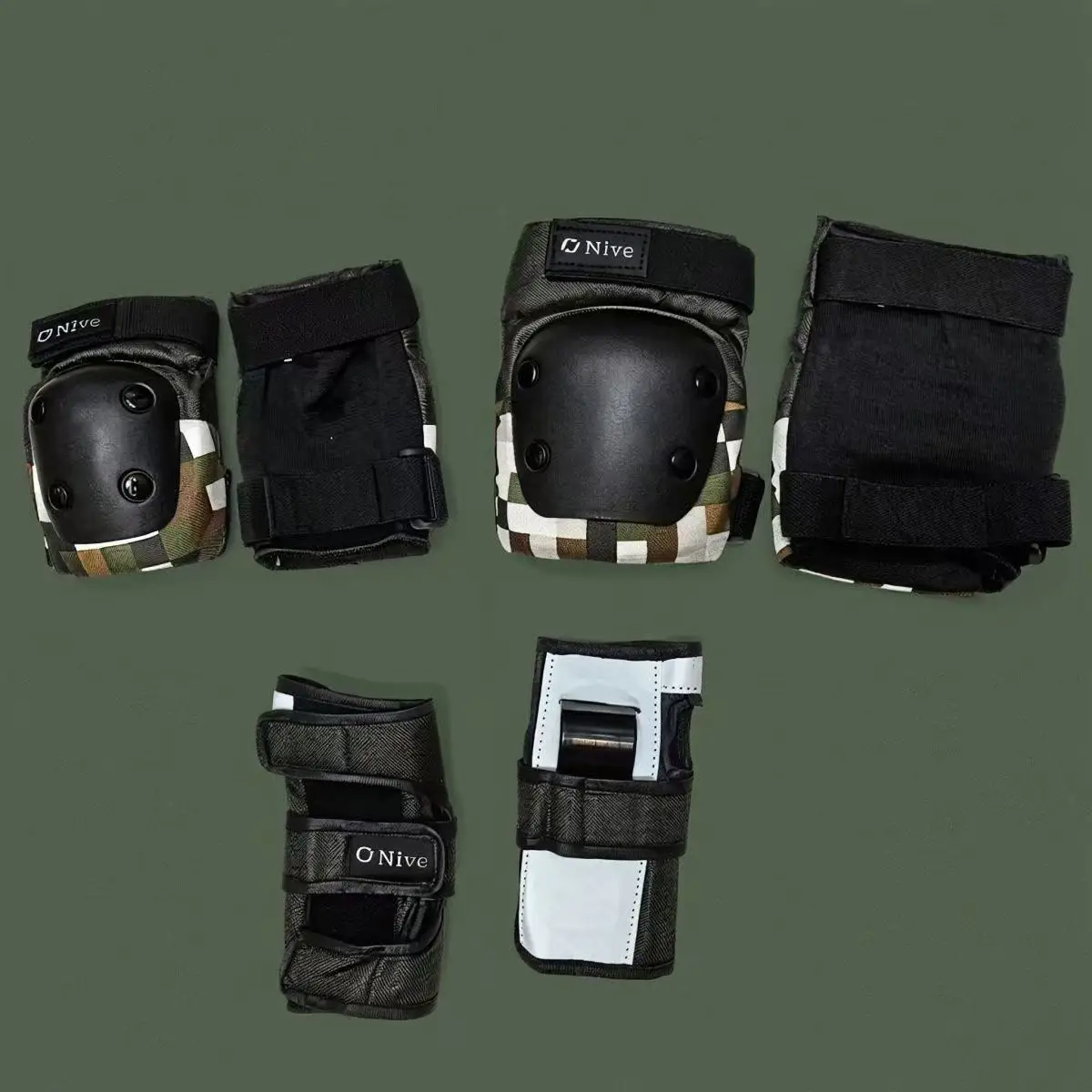 Kids Adult Protective Gear Knee Elbow Wrist Pads For Surf Skate Skateboard Double Kick Board Roller Skates Scooter Balance Bike