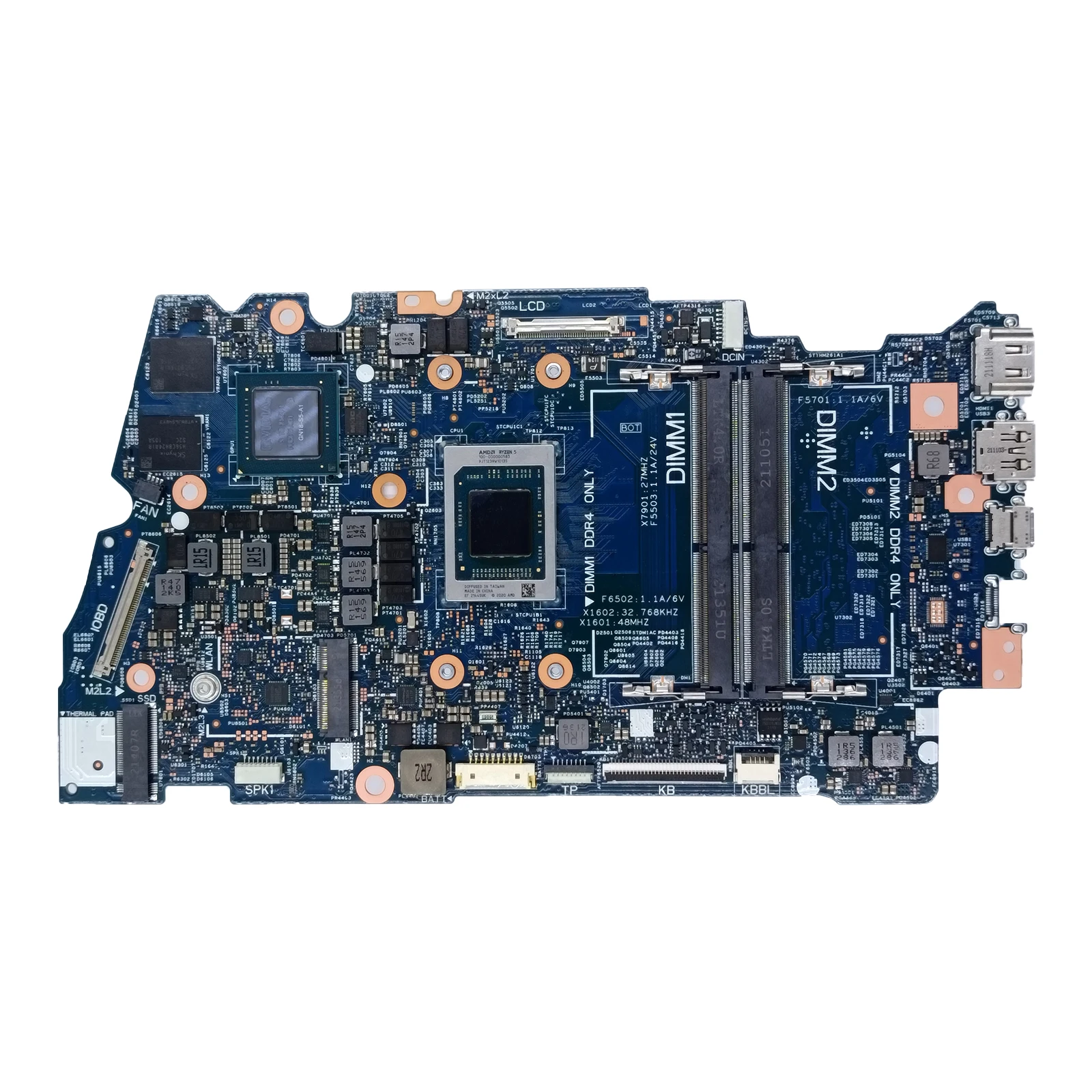 Para la placa base del ordenador portátil Dell Vostro 5625 R5 -5625U R7-5825U 2GB MX550 placa base 213083-1