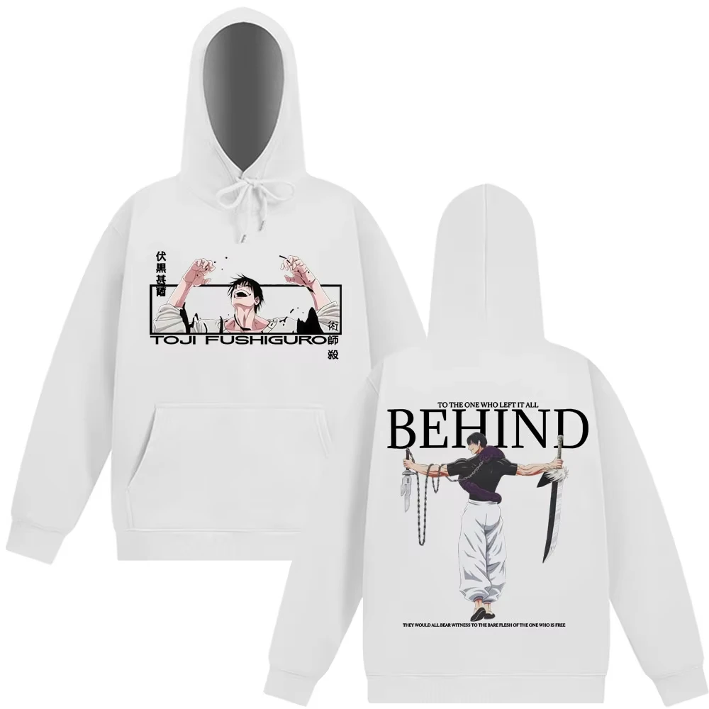 أنيمي Jujutsu Kaisen Ryomen Sukuna الجرافيك خمر هوديي الرجال النساء ملابس رياضية عصرية الهيب هوب الاتجاه الجمالي ملابس رياضية #2