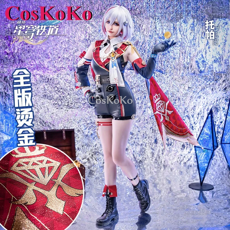 

CosKoKo Topaz Cosplay Game Anime Honkai: Star Rail Costume Fashion Sweet Outfit Full Set Halloween Party Role Play Clothing New