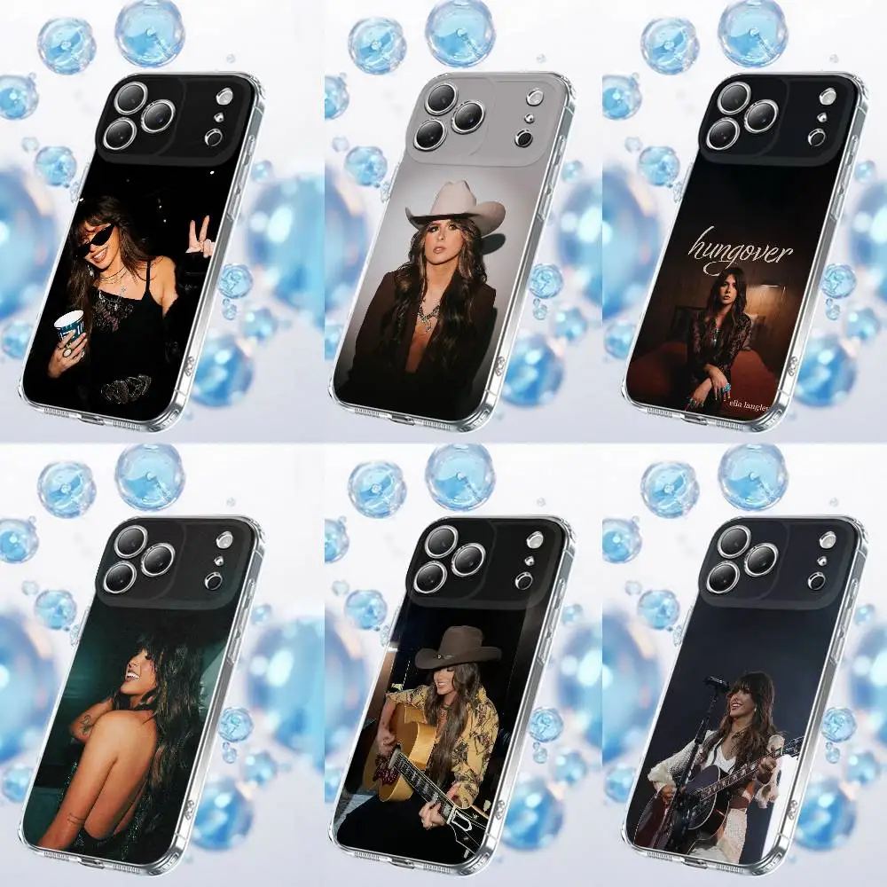 

E-Ella Langley Excuse The Mess Phone Case For iPhone 14,11,15,17,13,12,16,Plus,E,Air,Pro,Max,Mini Transparent Cover