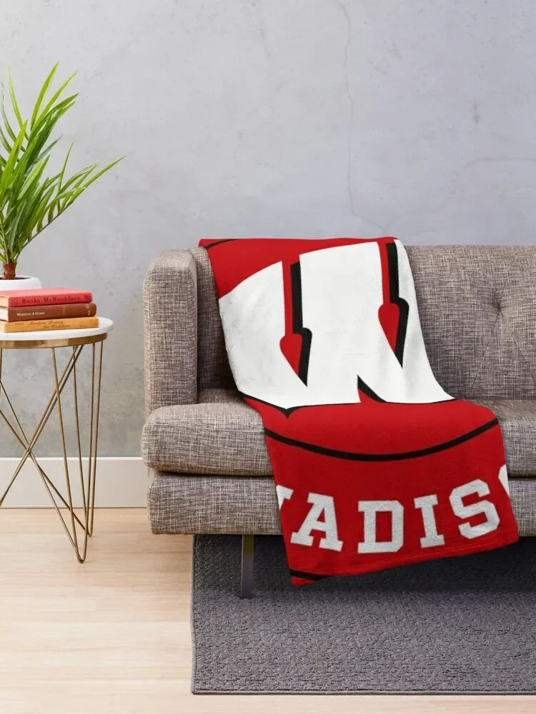 UW-Madison Throw Blanket Beautifuls Loose manga Picnic Blankets