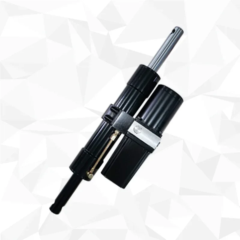 Lifting platform push rod, lifting device, DC hydraulic push rod