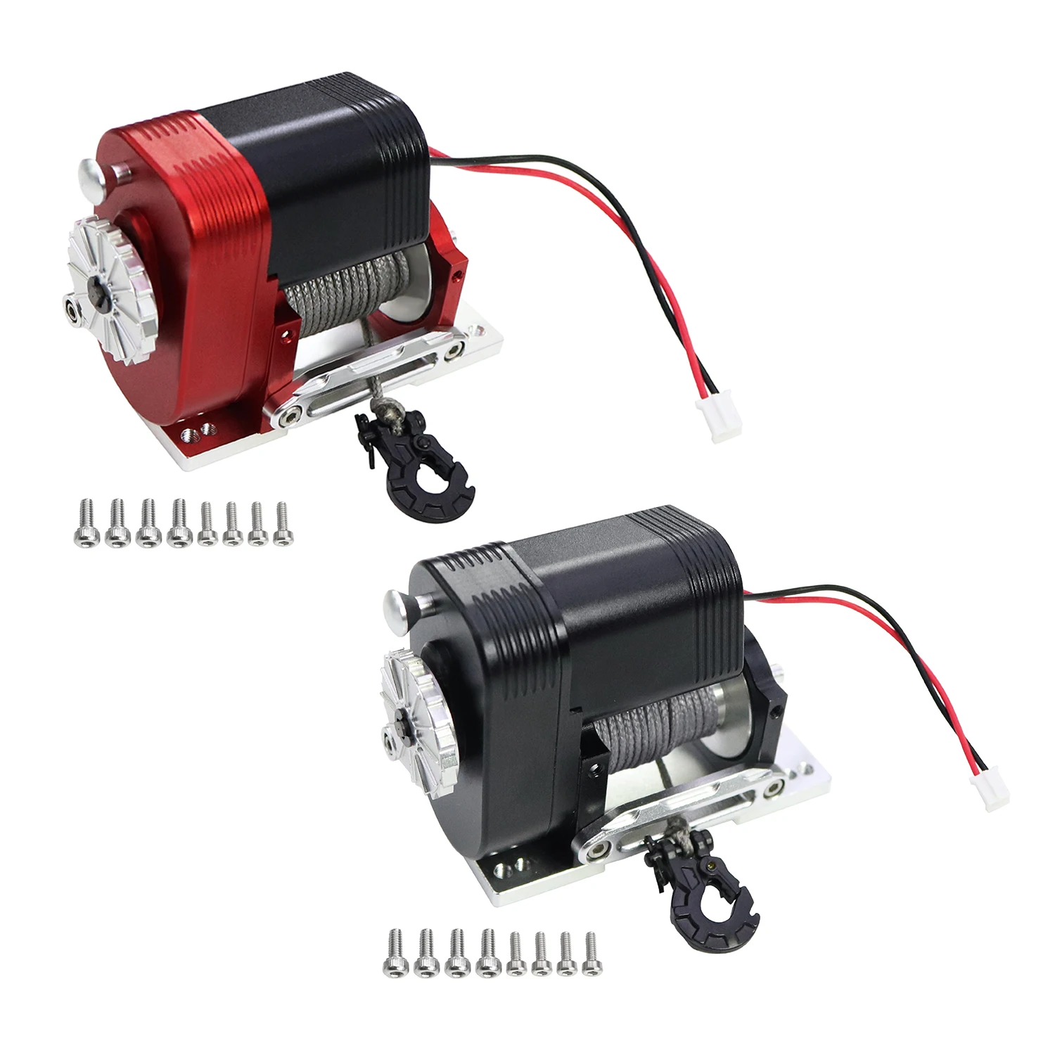 1/10 Aluminum Simulated 8274 Vertical Winch 50lbs Load Capacity For RC Crawler AXIAL SCX10 TRX4 RC4WD Upgrade Part