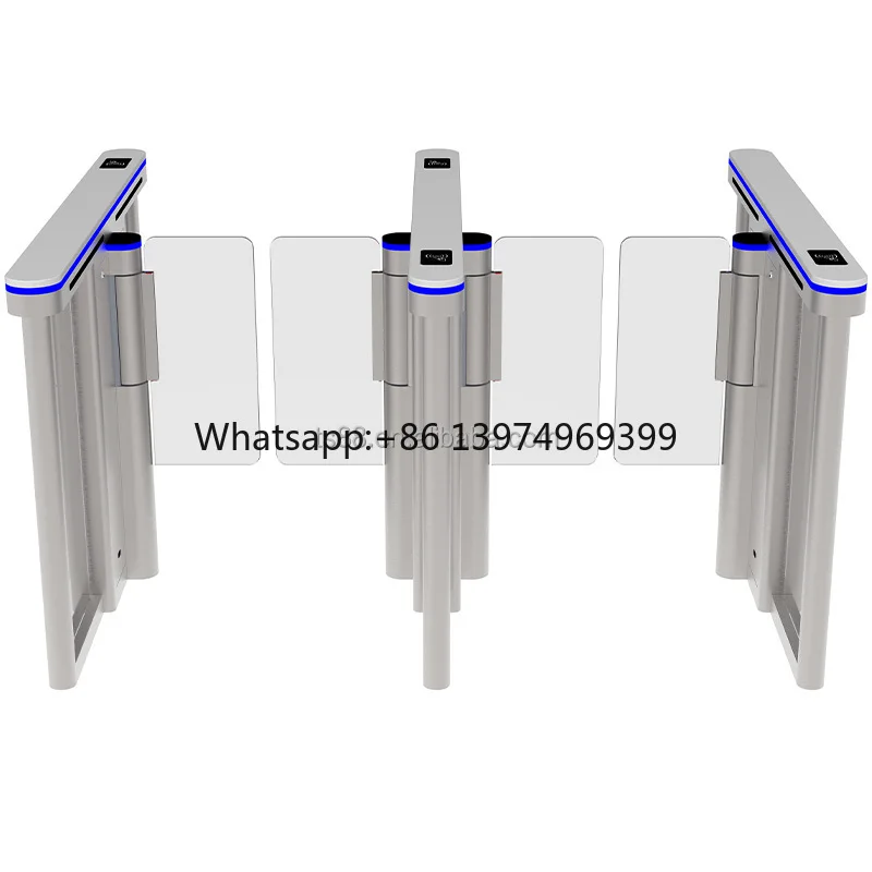 AI-powered Crowd Flow Analysis Swing Gate Blockchain Access Control Swing Barrier Touchless Palm Vein Recognition Speed Gate