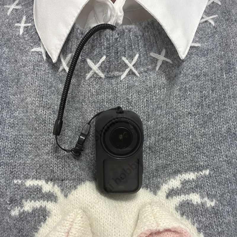 1 SZT. Smycz do kamery DJI Osmo Nano Action, wysuwana linka zabezpieczająca przed zgubieniem, osłona ochronna/torba, akcesoria do ochrony ekranu