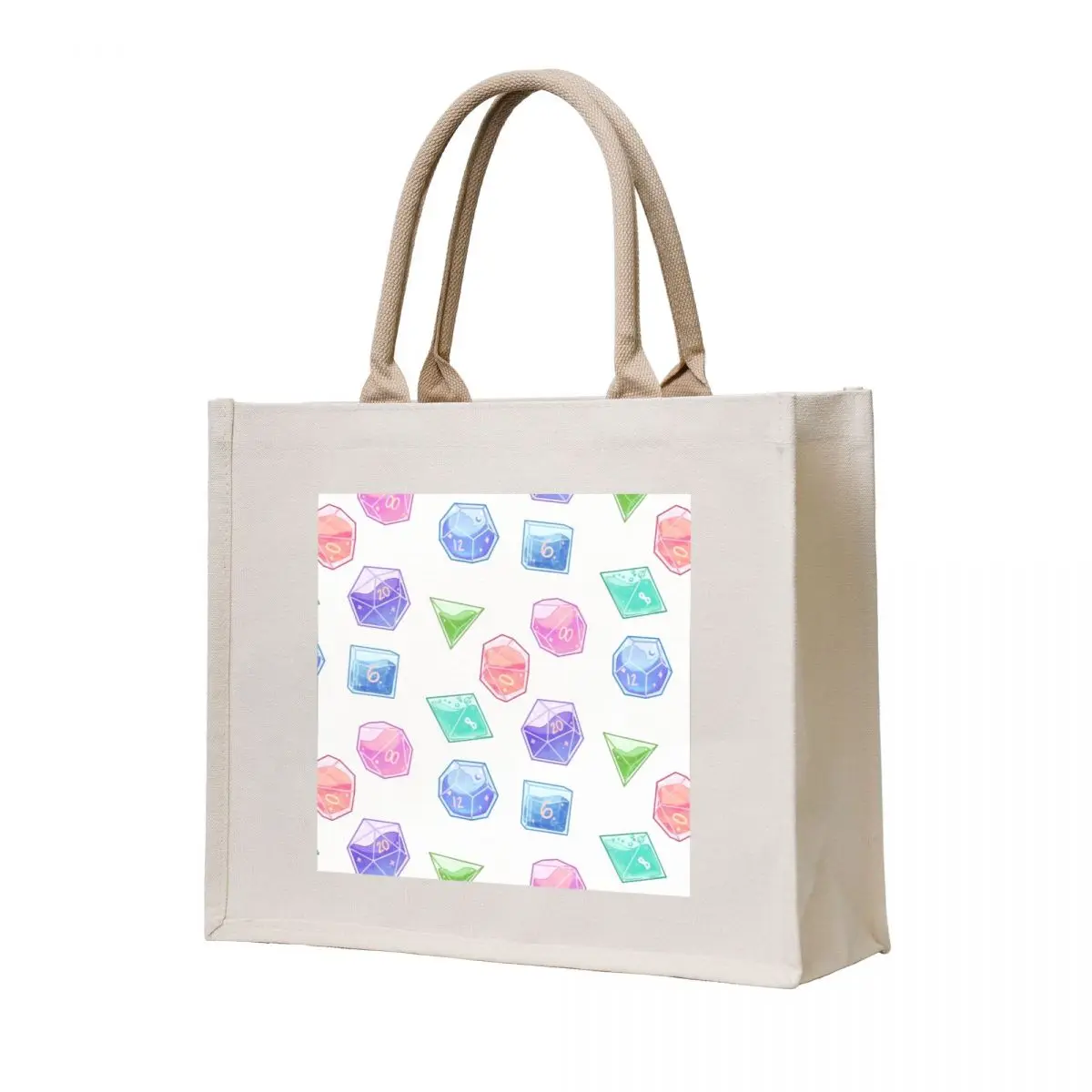 

Dice Set Tote Bag Women's shopping bag Big bag women custom fabric